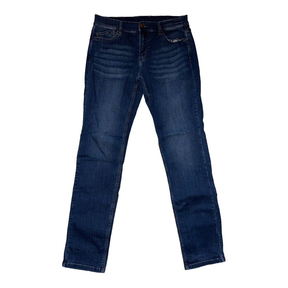 Mugsy Blue Jeans Size 32x34 Stretchy Dark Blue